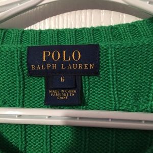 Ralph Lauren Cable- knit cotton sweater